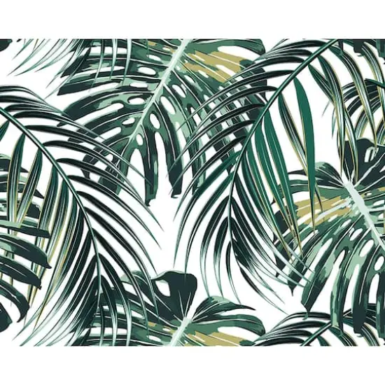 ohpopsi Tropical Leaves Wall Mural {1}