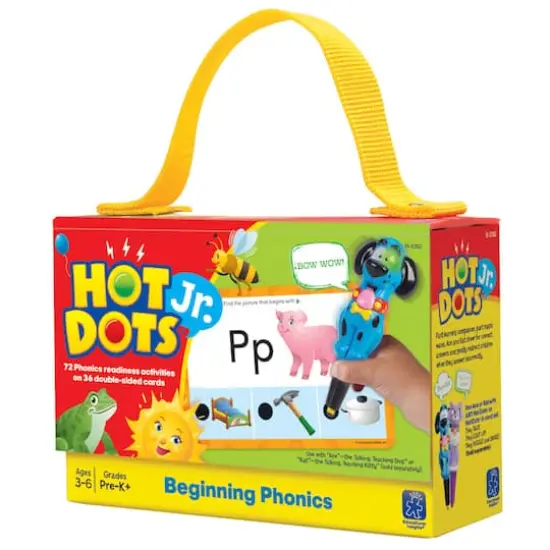 Educational Insights Hot Dots Jr. Beginning Phonics Card Set {1}