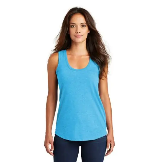 District&reg; Perfect Tri&reg; Women's Racerback Tank Turquoise Frost {4}