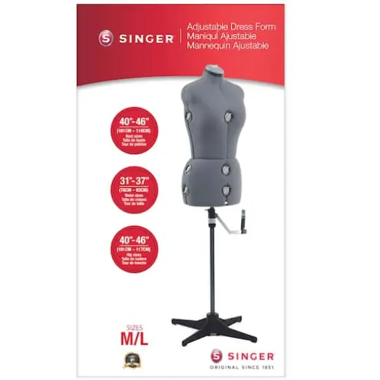 SINGER&reg; Medium/Large Adjustable Dress Form {10}
