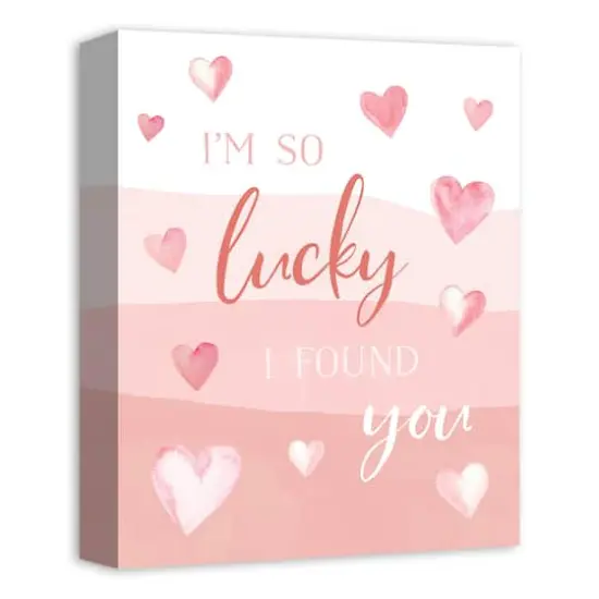 Lucky IFound You 11" x 14" Canvas Wall Art {3}