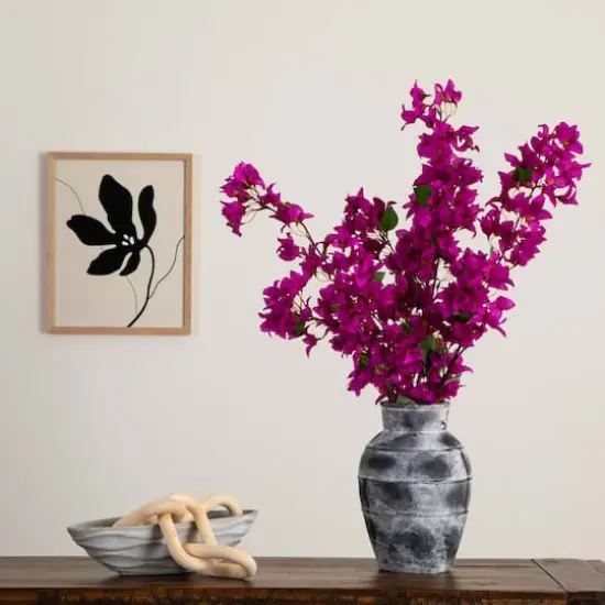 47" Purple Bougainvillea Flower Stems, 3ct. {3}