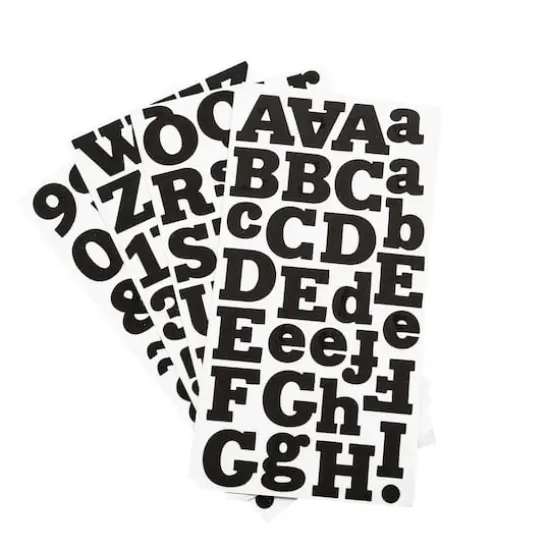 Large Black Foam Alphabet Stickers by Recollections&trade; {3}
