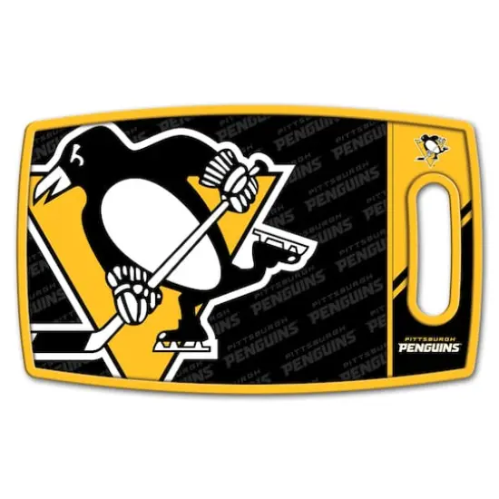 NHL Logo Series Cutting Board Pittsburgh Penguins {1}