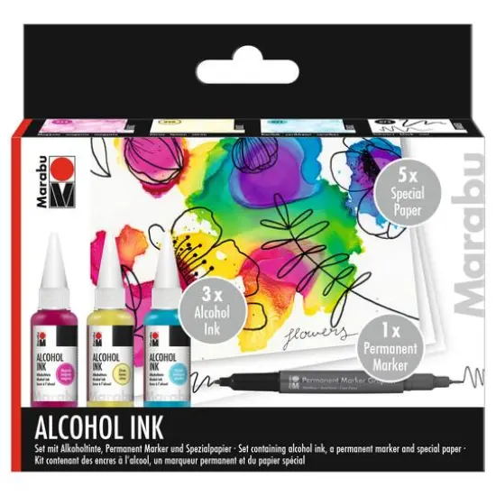 Marabu Flower Alcohol Ink Set, 20mL {1}