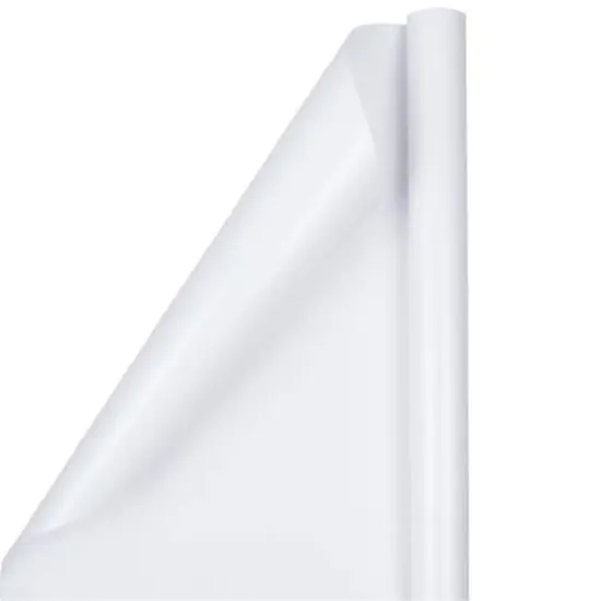 JAM Paper Matte White Holiday Gift Wrap Paper, 4ct. {1}