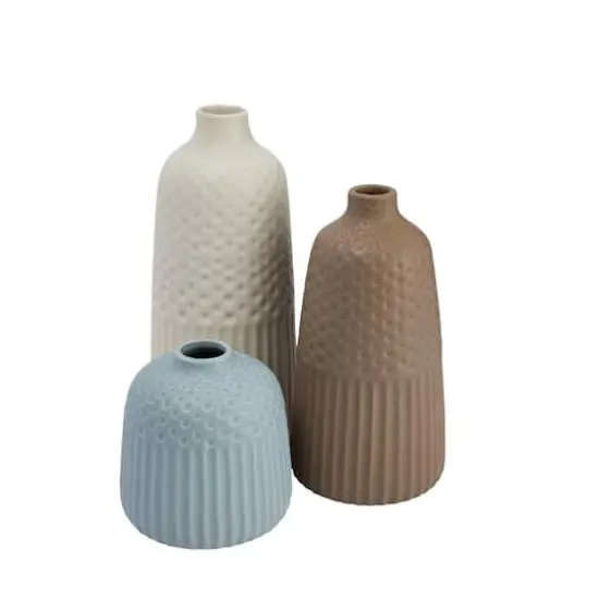 Hello Honey&reg; Matte Glass Stoneware Vase Set {1}