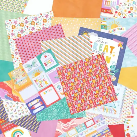 12" x 12" Bright Year Paper Pad by Recollections&trade;, 58 Sheets {3}