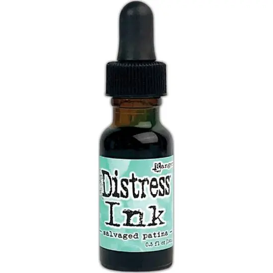 Tim Holtz Distress&reg; Ink Pad Reinker Salvaged Patina {1}