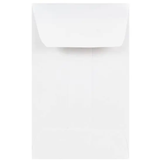 JAM Paper 2.25" x 3.5" White Coin Envelopes {1}