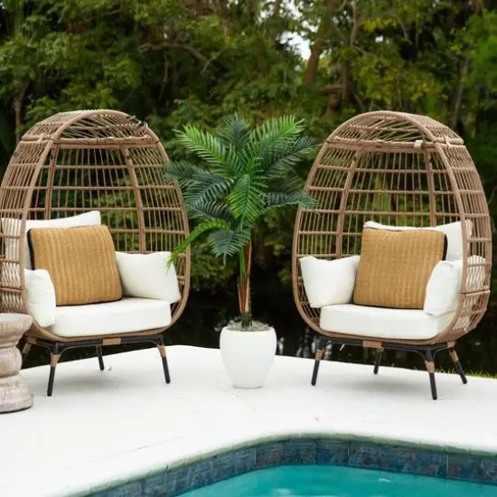 4ft. UV Resistant Artificial Double Robellini Palm Tree (Indoor/Outdoor) {11}