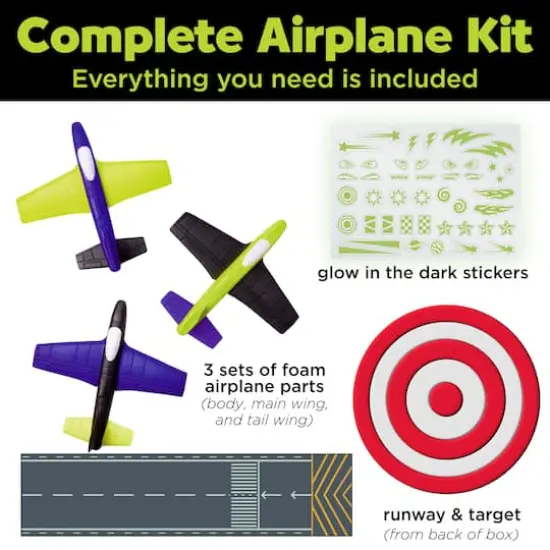 Creativity for Kids&reg; Stunt Squadron&trade; Glow-in-the-Dark Foam Flier Kit {3}