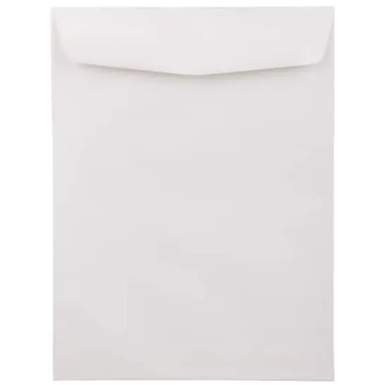 JAM Paper 9" x 12" Neenah Classic Linen Solar White Booklet Envelopes, 25ct. {1}