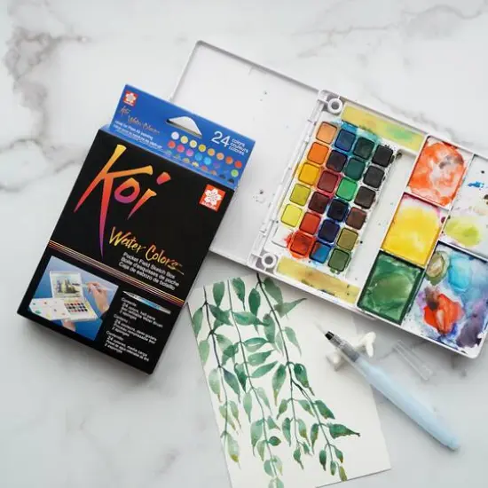 Koi&reg; Water Colors&trade; Pocket Field Sketch Box {6}
