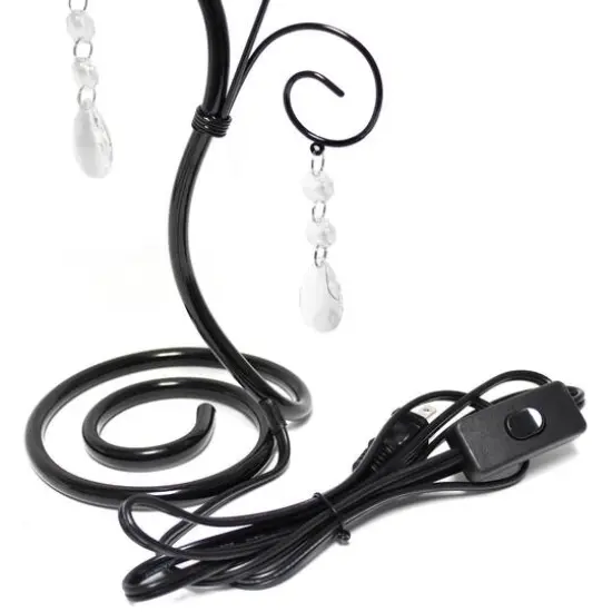 Creekwood Home Priva 19" Ivy Metal Winding Table Lamp {7}