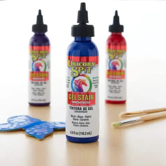 Unicorn SPiT&reg; Gel Stain & Glaze, 4oz. Blue Thunder {4}