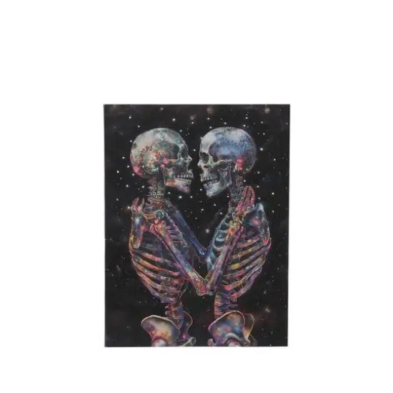 12" x 16" Light Up Skeleton Lovers Wall Art by Ashland&reg; {5}