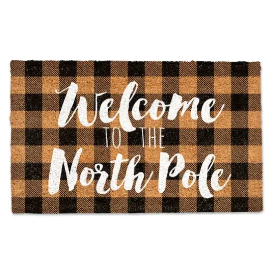 Welcome to the North Pole 30" x 18" Door Mat {1}