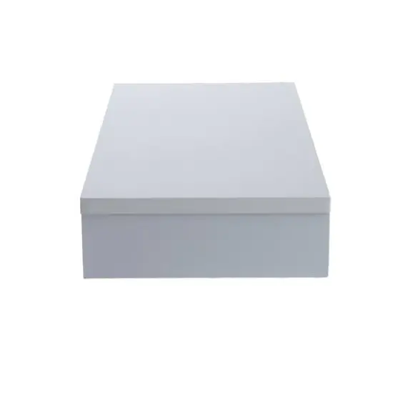 Mind Reader White Wooden Monitor Stand Riser {5}