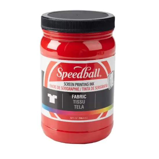 Speedball&reg; Fabric Screen Printing Ink, 32oz. Red {1}