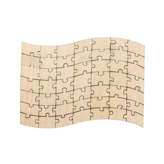 Leisure Arts&reg; Small Flag D.I.Y. Wood Puzzle {3}