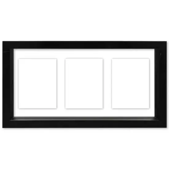 Expressions&trade; 6" x 12" Black Float Frame by Studio D&eacute;cor&reg; {6}