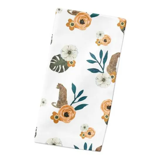 Tropical Jag Cotton Twill Napkin White {3}