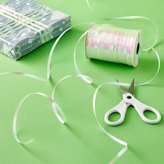 3/16" Iridescent White Curling Ribbon by Celebrate It&trade; {3}