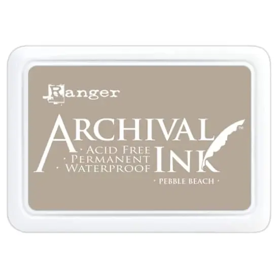 Ranger Archival Ink&trade; Pad Pebble Beach {1}