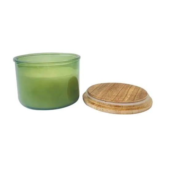 13.5oz. 3 Wick Scented Jar Candle by Ashland&reg; Aspen Leaves {4}