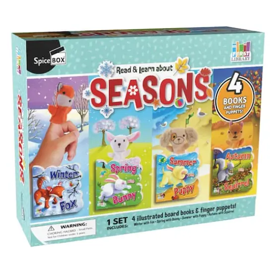 SpiceBox First Library Four Seasons Die-Cut Board Book Set {5}
