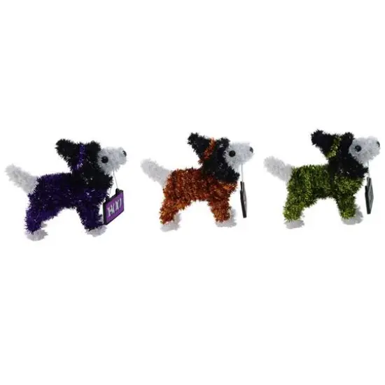 Assorted 7" Halloween Tinsel Dog, 1pc. by Ashland&reg; {3}