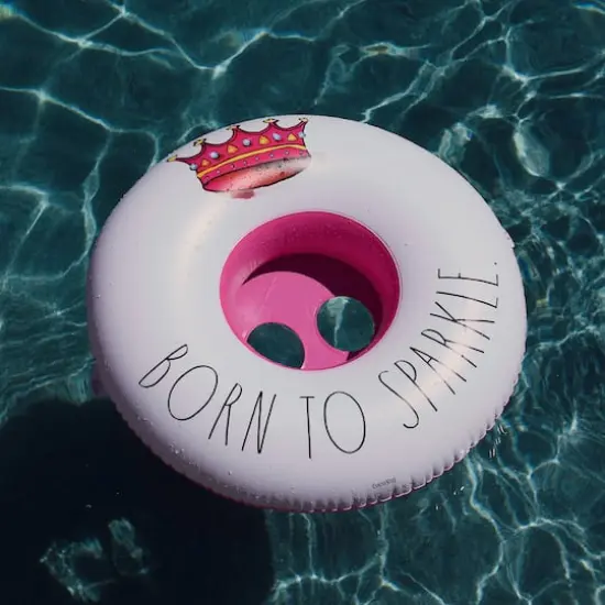 Rae Dunn Born To Sparkle Toddler Float with Canopy {4}