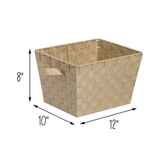 Honey Can Do Woven Bins, 2ct. Creme {4}