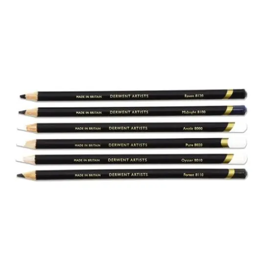 Derwent&reg; Artists Black & White 6 Pencil Tin Set {16}