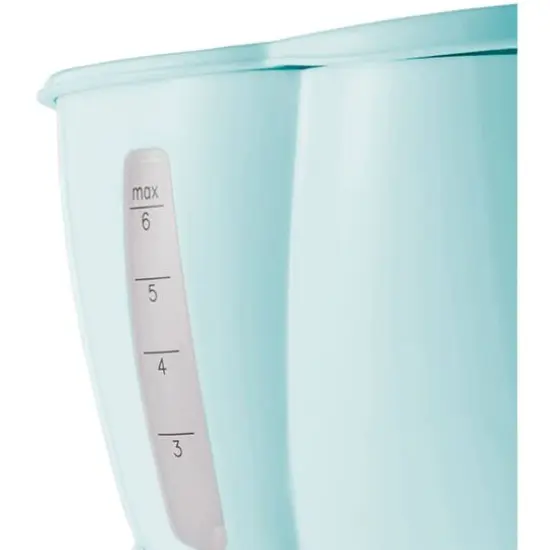 Brentwood 4-Cup Blue Coffee Maker {7}