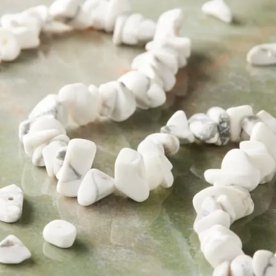 Matte Howlite Chip Beads by Bead Landing&trade; {3}