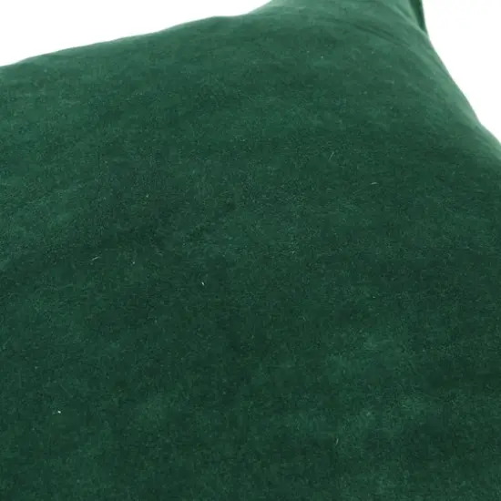 Hello Honey&reg; 20" Square Velvet Pillow Cover with Piping Green {7}