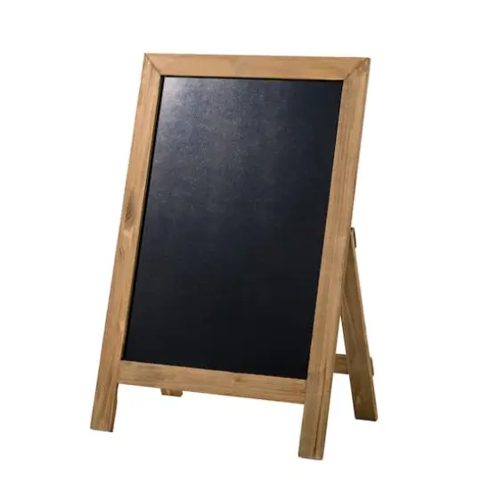 Glitzhome&reg; 30" Brown Wood Chalkboard {1}