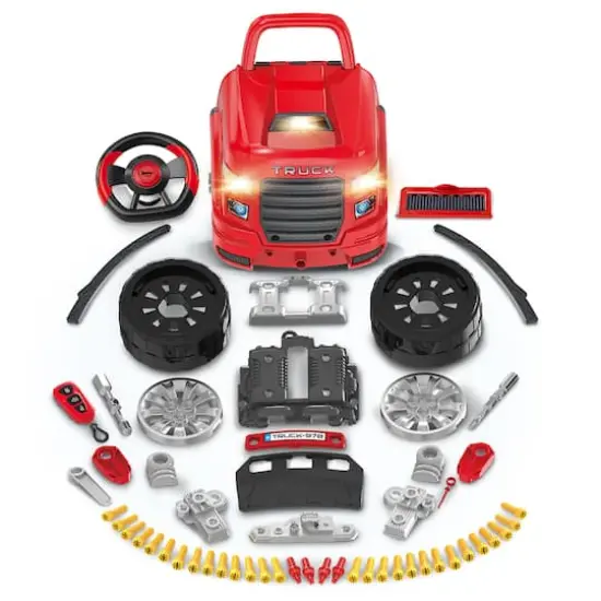 The Bubble Factory Red Truck Mechanic Engine Workshop {4}