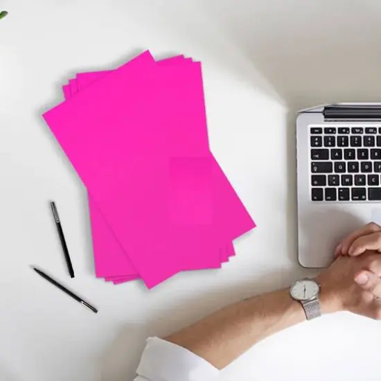 JAM Paper Bright 11" x 17" Tabloid Cardstock, 50 Sheets Fuchsia {5}