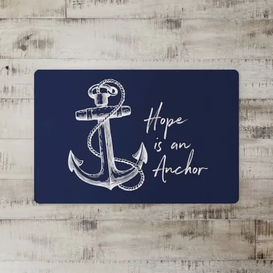 Hope Anchor Floor Mat {3}