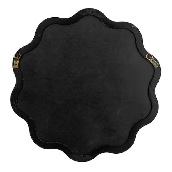 Hello Honey&reg; 23.75" Green Scalloped Wavy Wall Mirror {5}