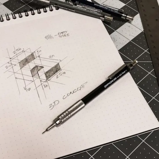 Pentel Arts&reg; GraphGear&trade; 500 Mechanical Pencil, 0.7mm {3}