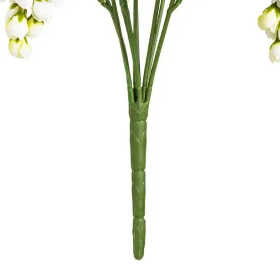 Artificial White Wisteria Bush {6}