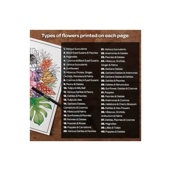 Crayola&reg; Florals Coloring Book {10}