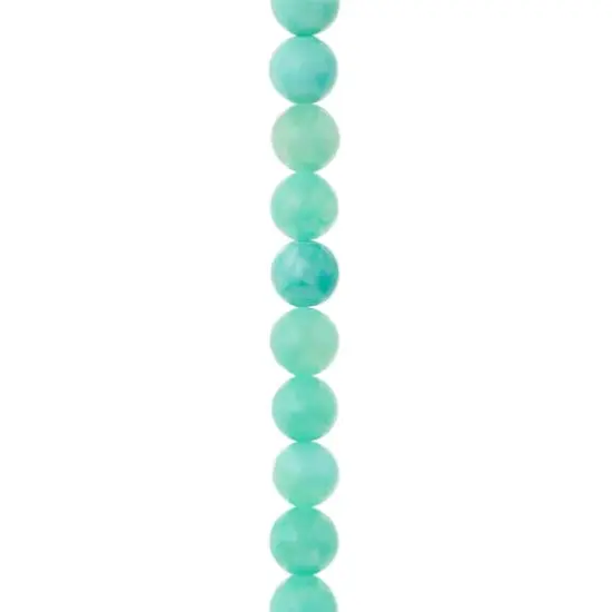 Light Teal Quartzite Round Beads, 8mm by Bead Landing&trade; {4}