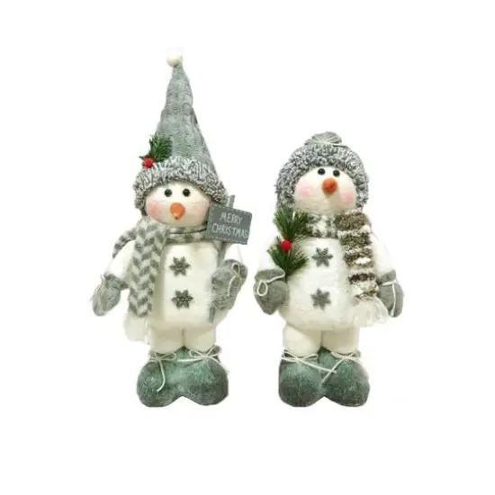 Santa's Workshop 14" Cheery Snowmen Set {1}