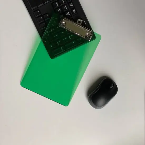 JAM Paper Mini Plastic Memo Clipboards, 12ct. Green {7}