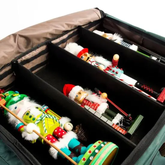 TreeKeeper 72ct. 4" Christmas Ornament Storage Box with Top Pocket {8}